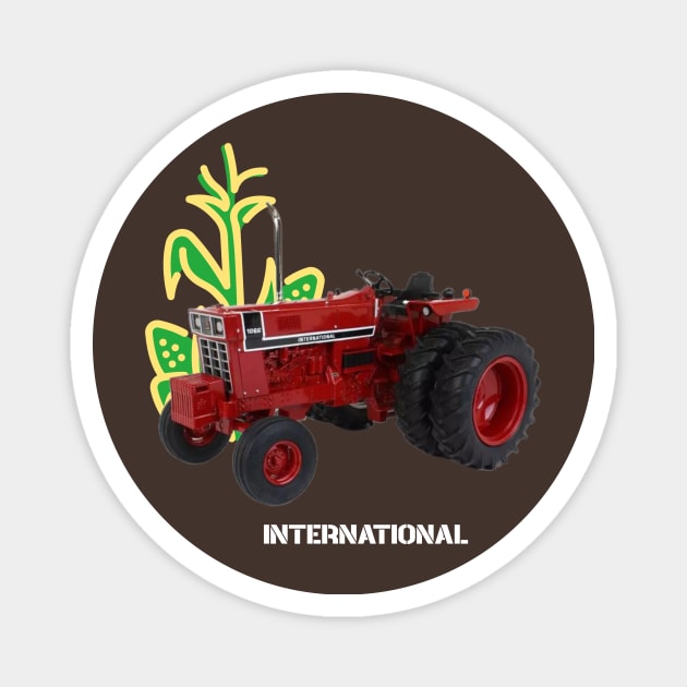 INTERNATIONAL HARVESTER TRACTOR T-SHIRT Magnet by Cult Classics